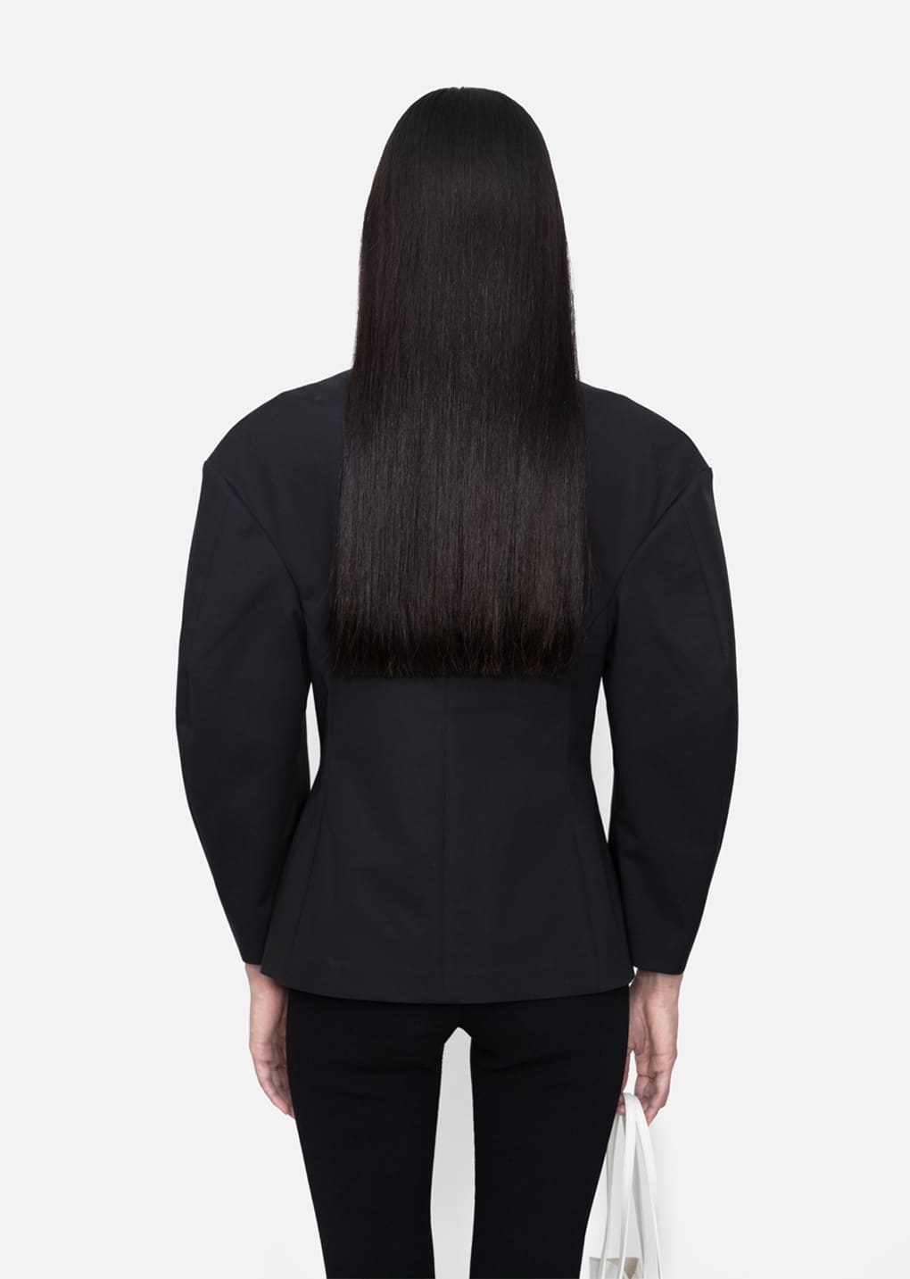 Amomento - Curved Silhouette Jacket (Black) product image 4 | TRAB K-Fashion Australia