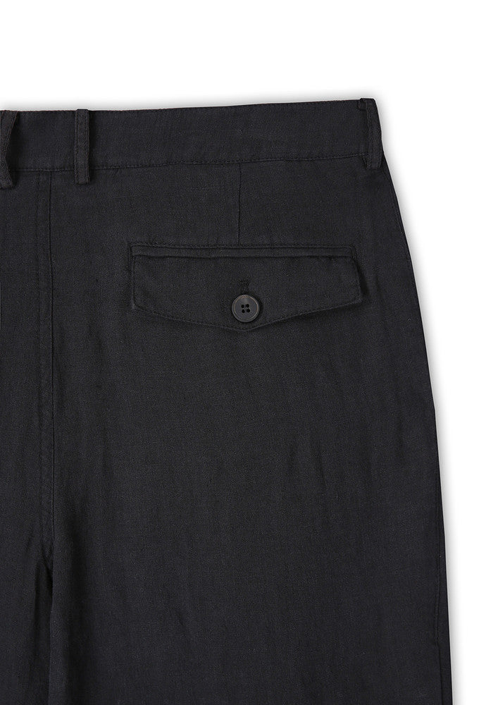 Art if acts - Linen One Tuck Pants (Black) product image 12 | TRAB K-Fashion Australia