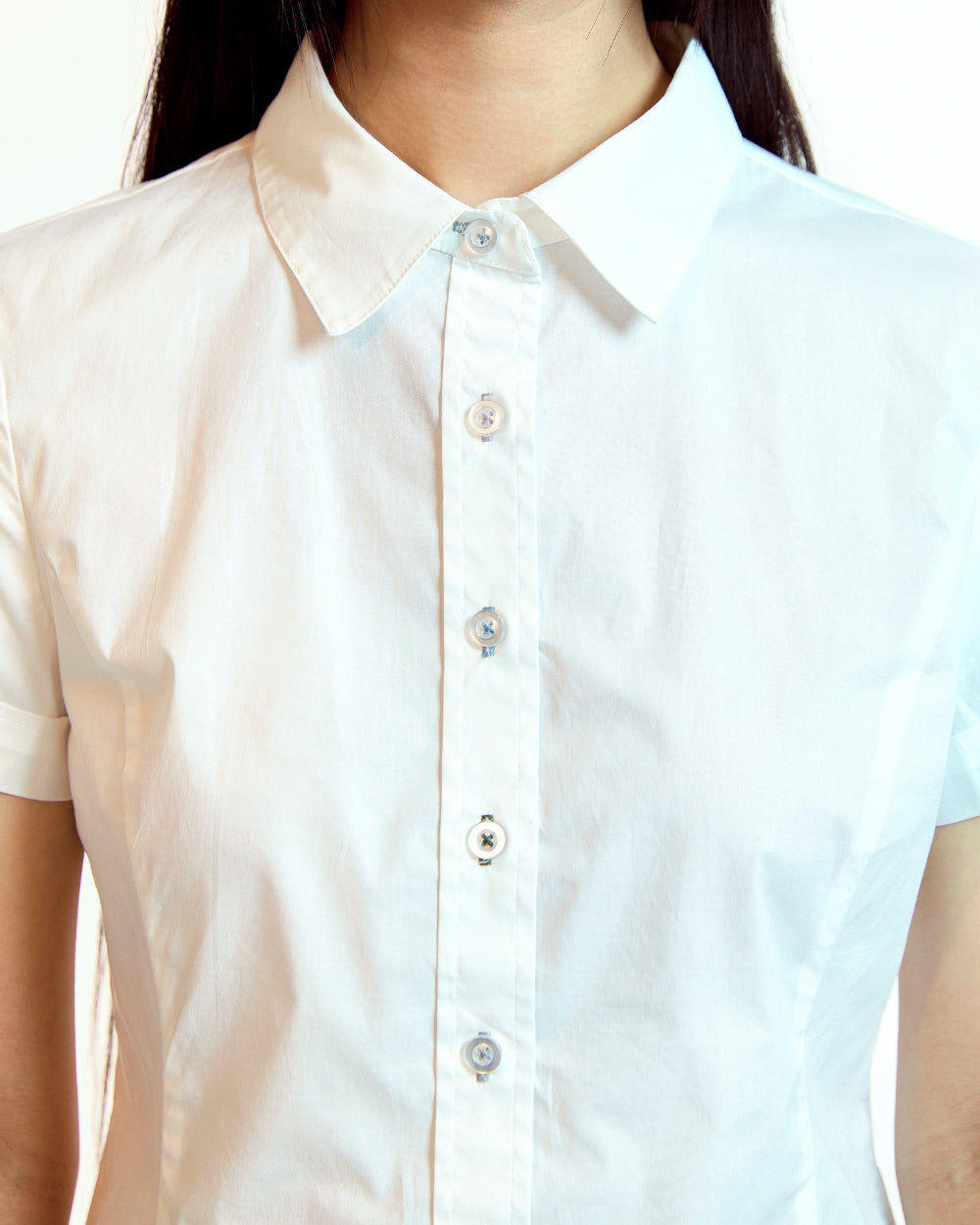 Coyseio - Nana Half Shirt (White) product image 7 | TRAB K-Fashion Australia