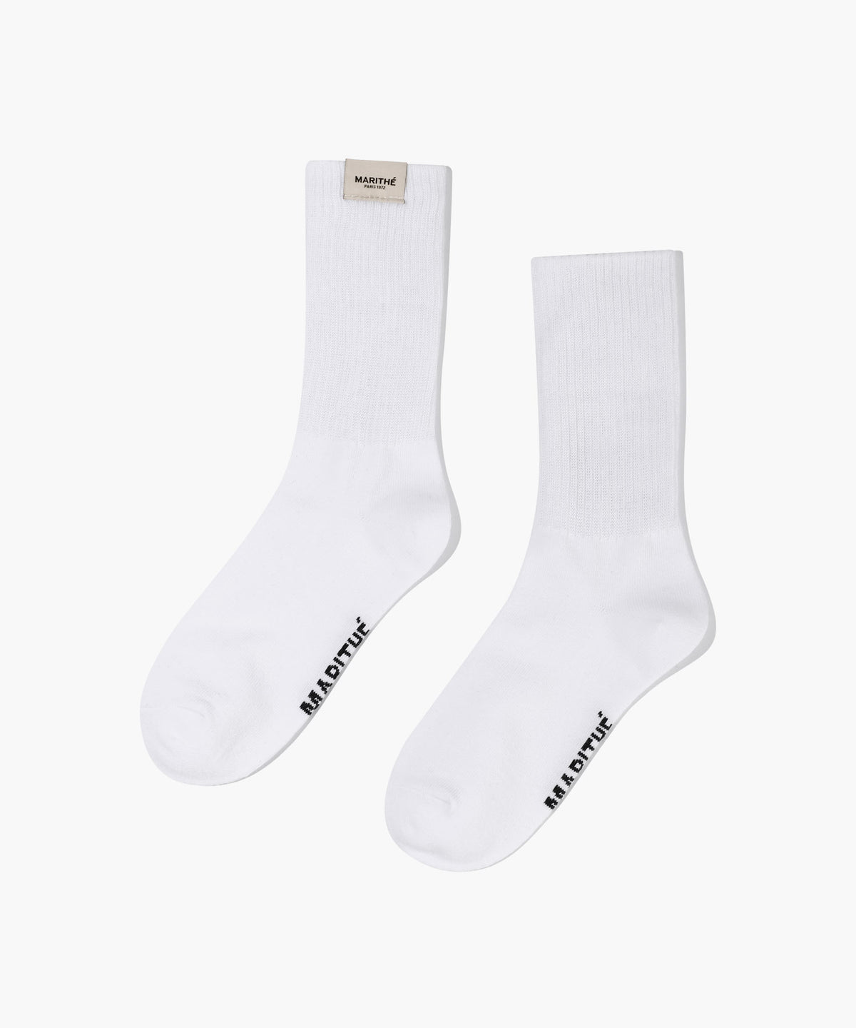 Marithe & Francois Girbaud - Regular Logo Socks (White) product image 6 | TRAB K-Fashion Australia