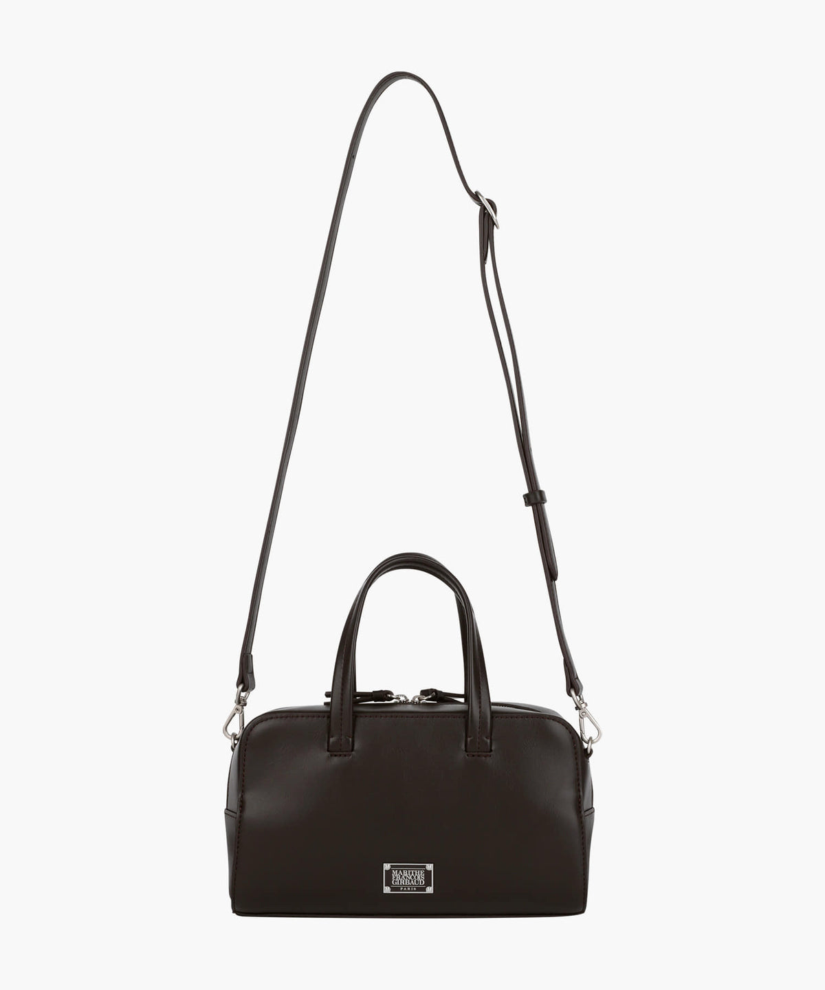 Marithe & Francois Girbaud - Classic Logo Square Cross Bag (Dark Brown) product image 4 | TRAB K-Fashion Australia