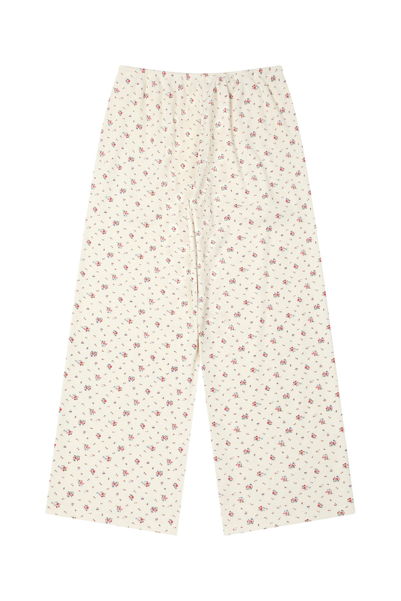 Deinet - Soft Waffle Flower Jersey Pants (Ivory) product image 11 | TRAB K-Fashion Australia