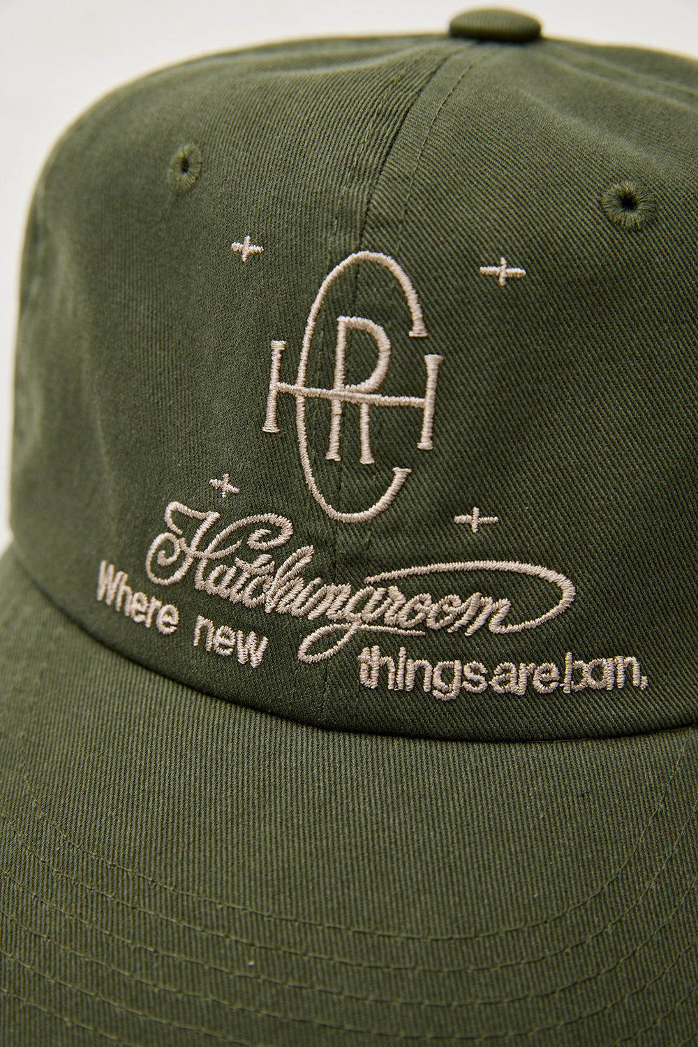 Hatchingroom - Logo Cap (Washed Khaki) product image 4 | TRAB K-Fashion Australia
