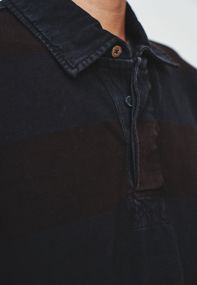 Art if acts - Garment Dyed Rugby Tee (Faded Charcoal) product image 6 | TRAB K-Fashion Australia