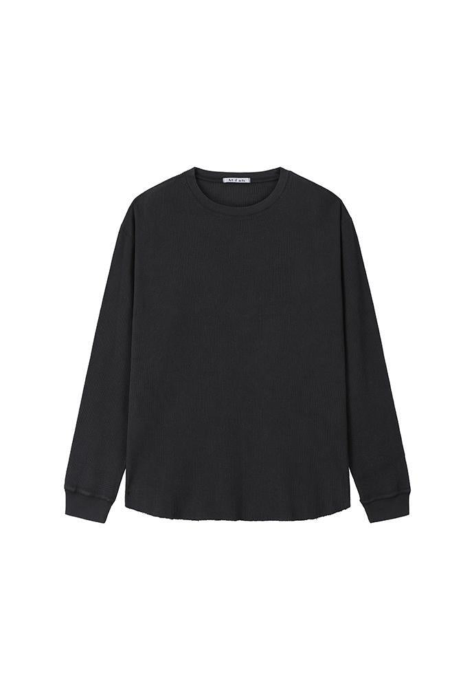 Art if acts - Garment Dyed Waffle Sleeve (Faded Black) product image 7 | TRAB K-Fashion Australia