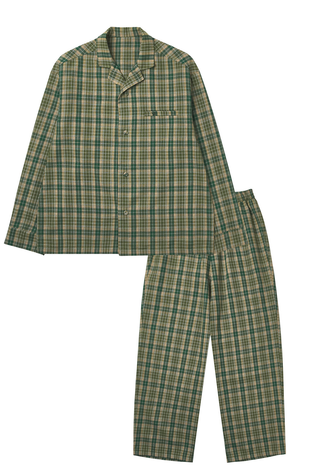 Stu - Check Pajama Set (Green) product image 13 | TRAB K-Fashion Australia