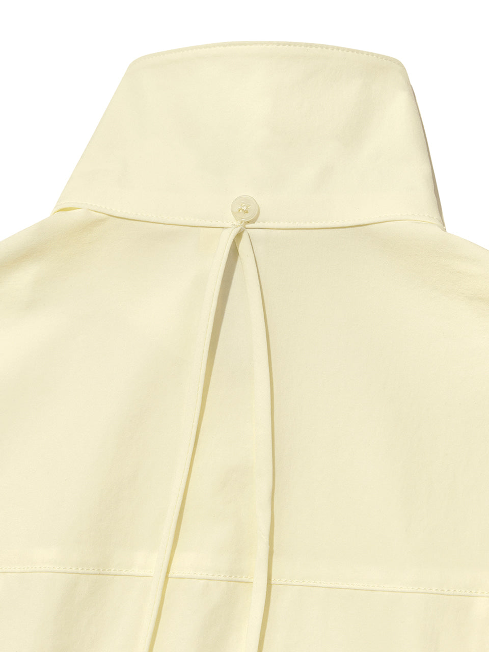 Kijun - Corsage Shirring Shirt (Butter) product image 11 | TRAB K-Fashion Australia