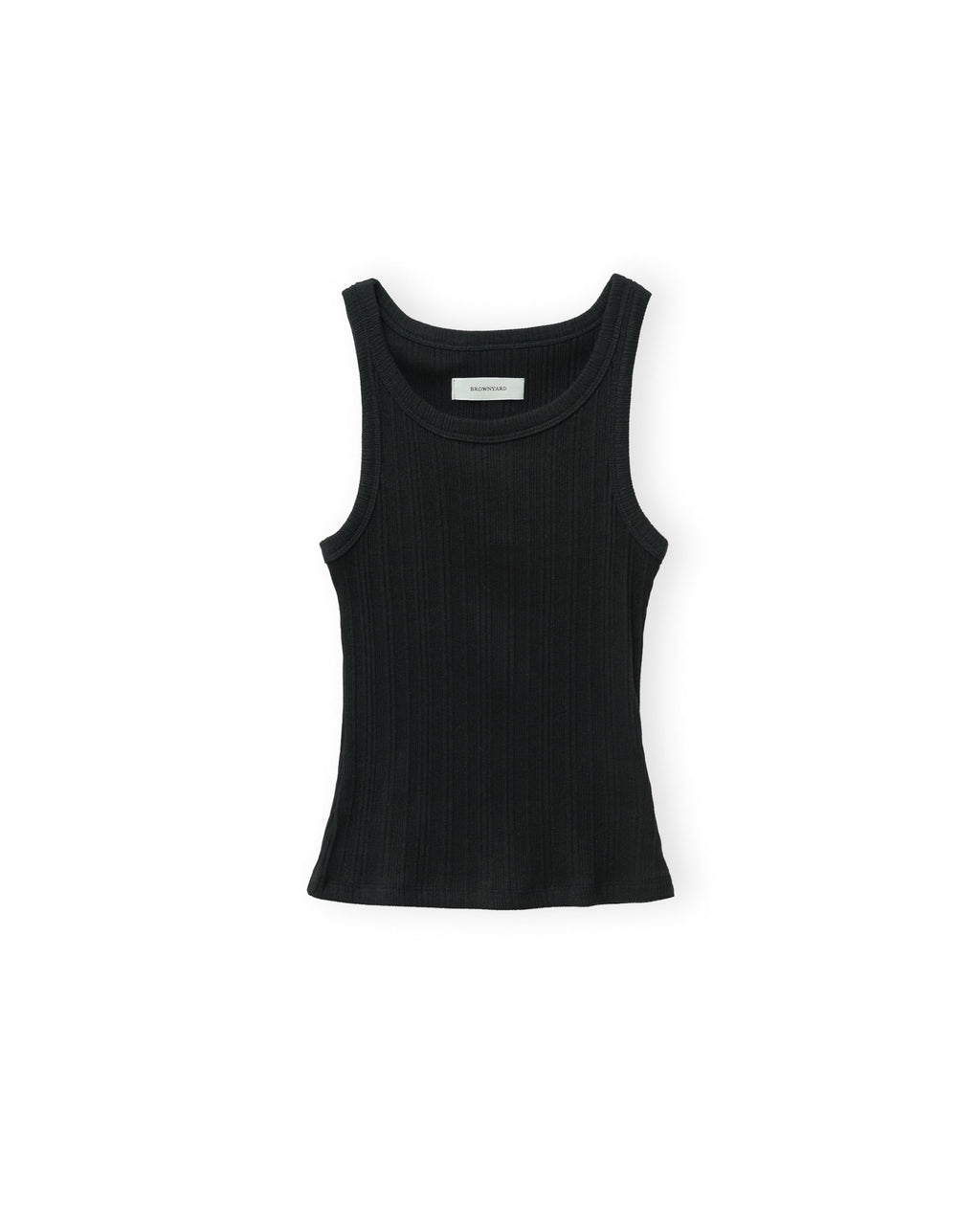 Brownyard - Ribbed Sleeveless Top (Black) product image 3 | TRAB K-Fashion Australia