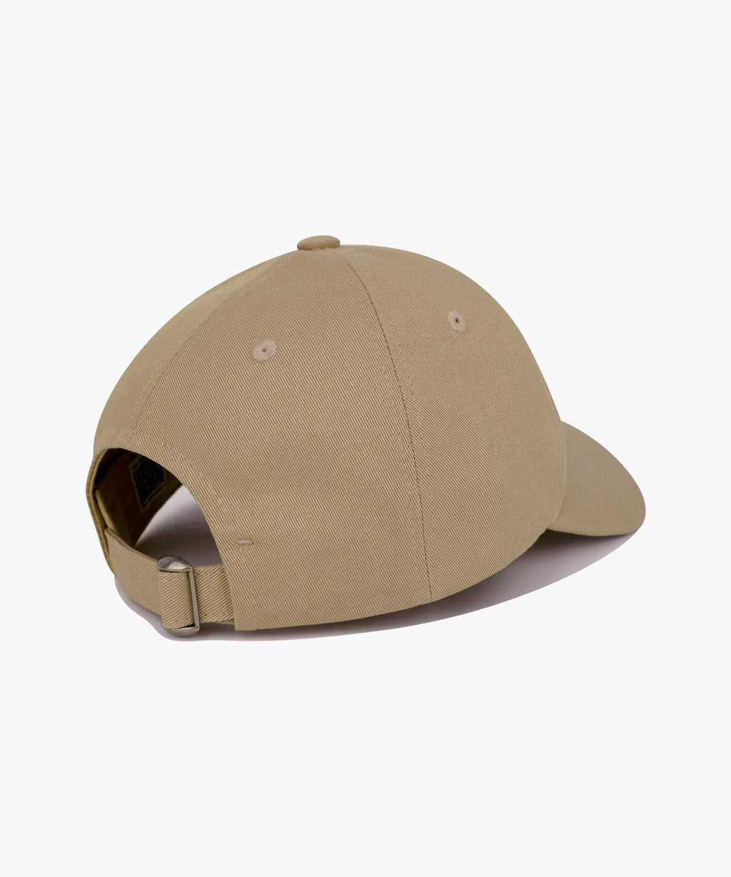 Marithe & Francois Girbaud - Chain Embroidery Flat Brim Cap (Beige) product image 2 | TRAB K-Fashion Australia