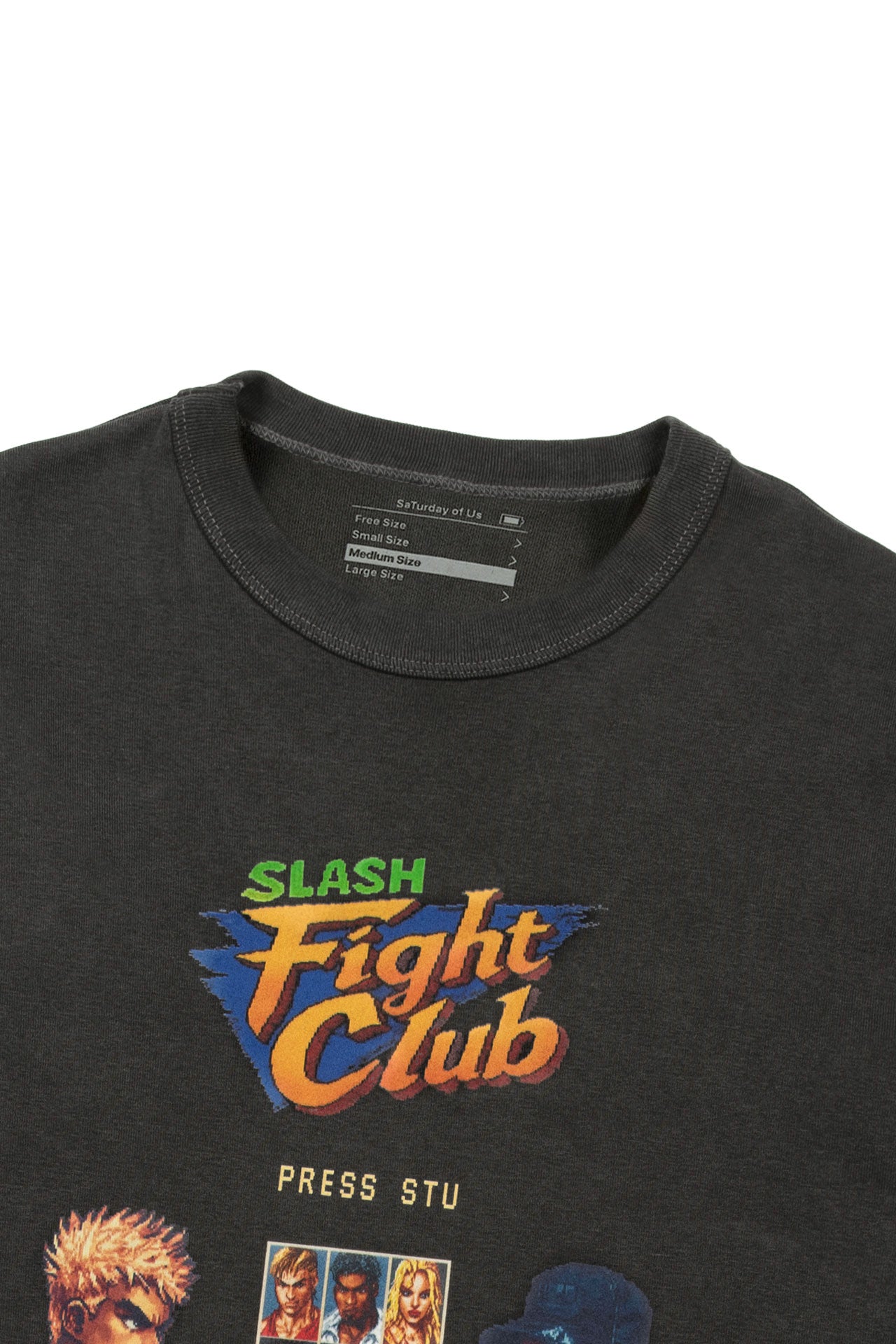 Stu - Fight Club T-Shirt (Charcoal) product image 19 | TRAB K-Fashion Australia