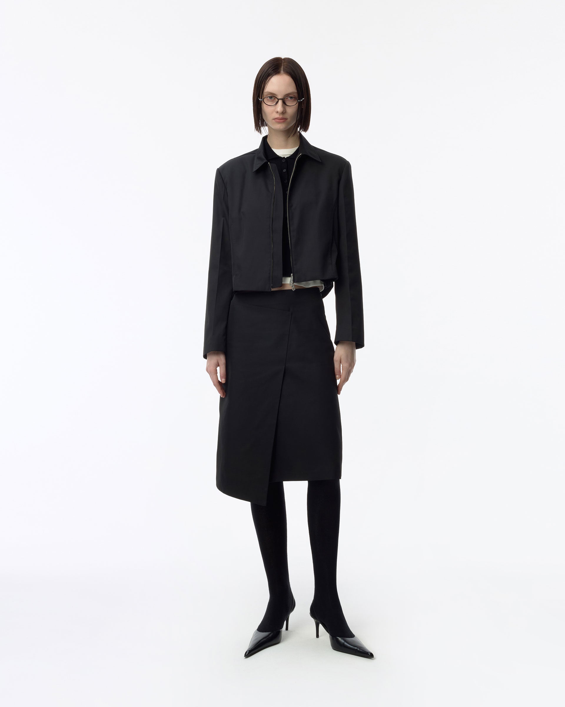 Ader Error - Sig; BK Tag skirt 01 (Noir) product image 1 | TRAB K-Fashion Australia