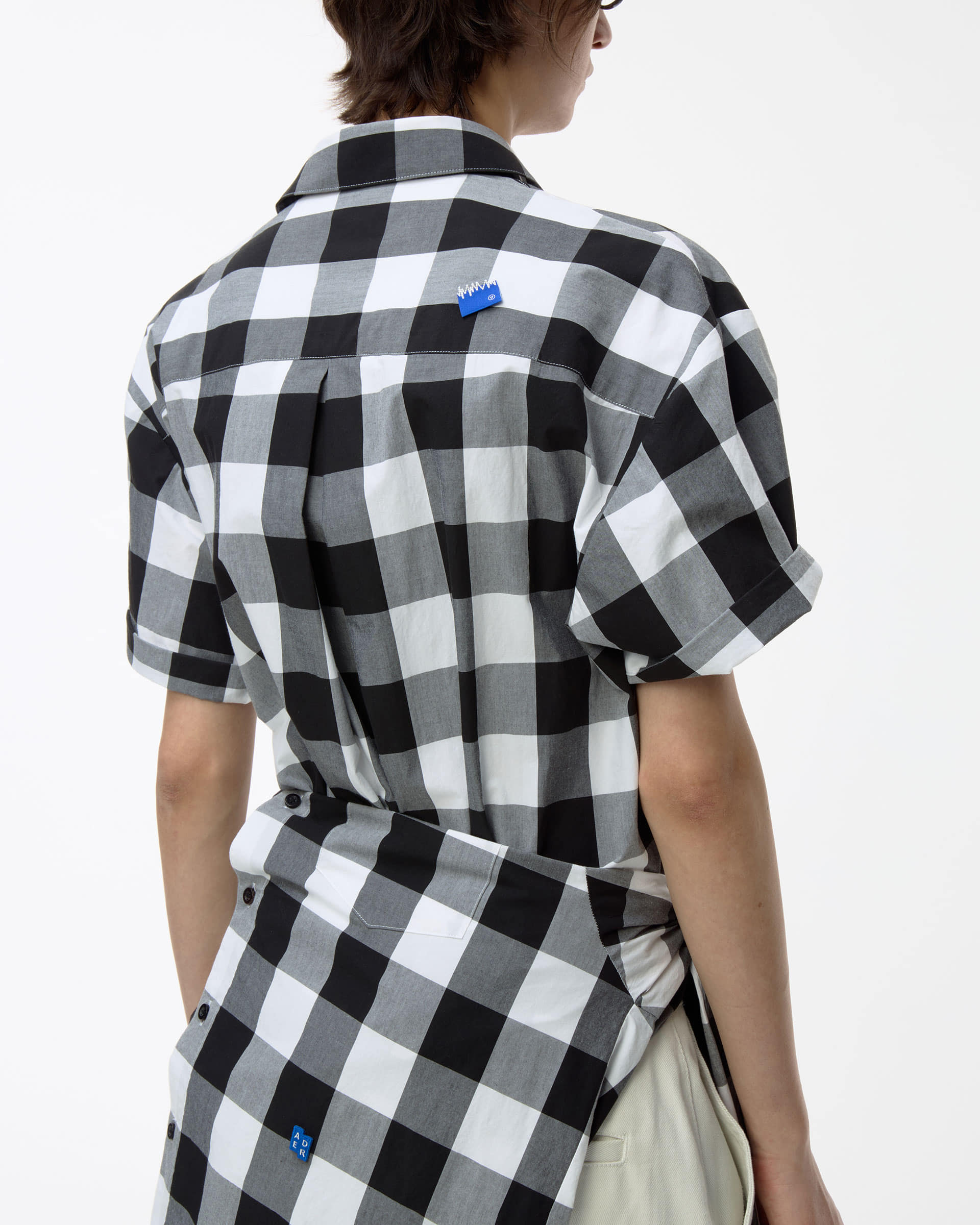 Ader Error - Sig; BL Tag half sleeve shirts 02 (Noir) product image 20 | TRAB K-Fashion Australia