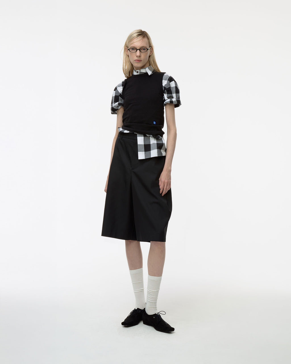 Ader Error - Sig; BL Tag half sleeve shirts 02 (Noir) product image 6 | TRAB K-Fashion Australia