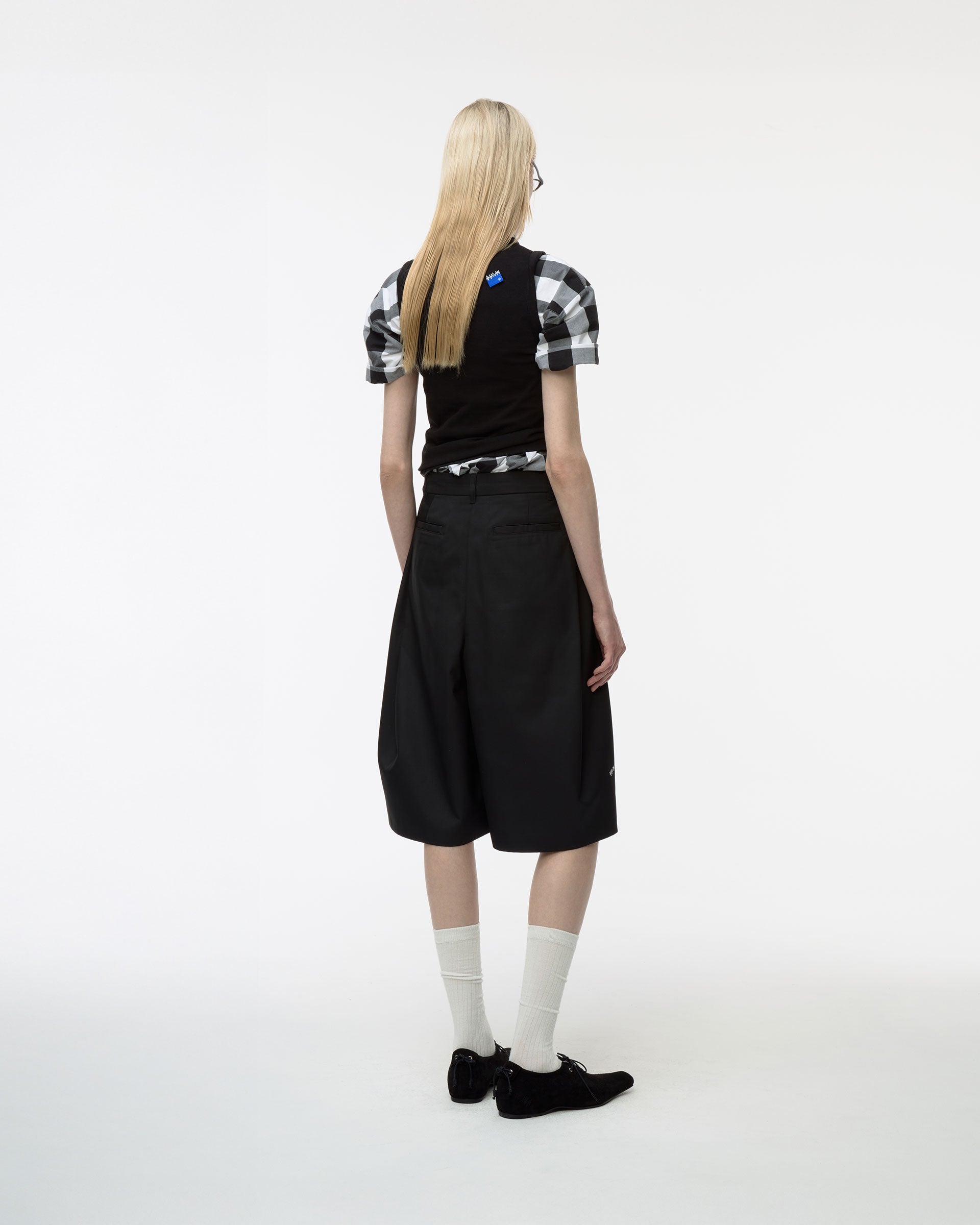 Ader Error - Sig; BL Tag half sleeve shirts 02 (Noir) product image 7 | TRAB K-Fashion Australia