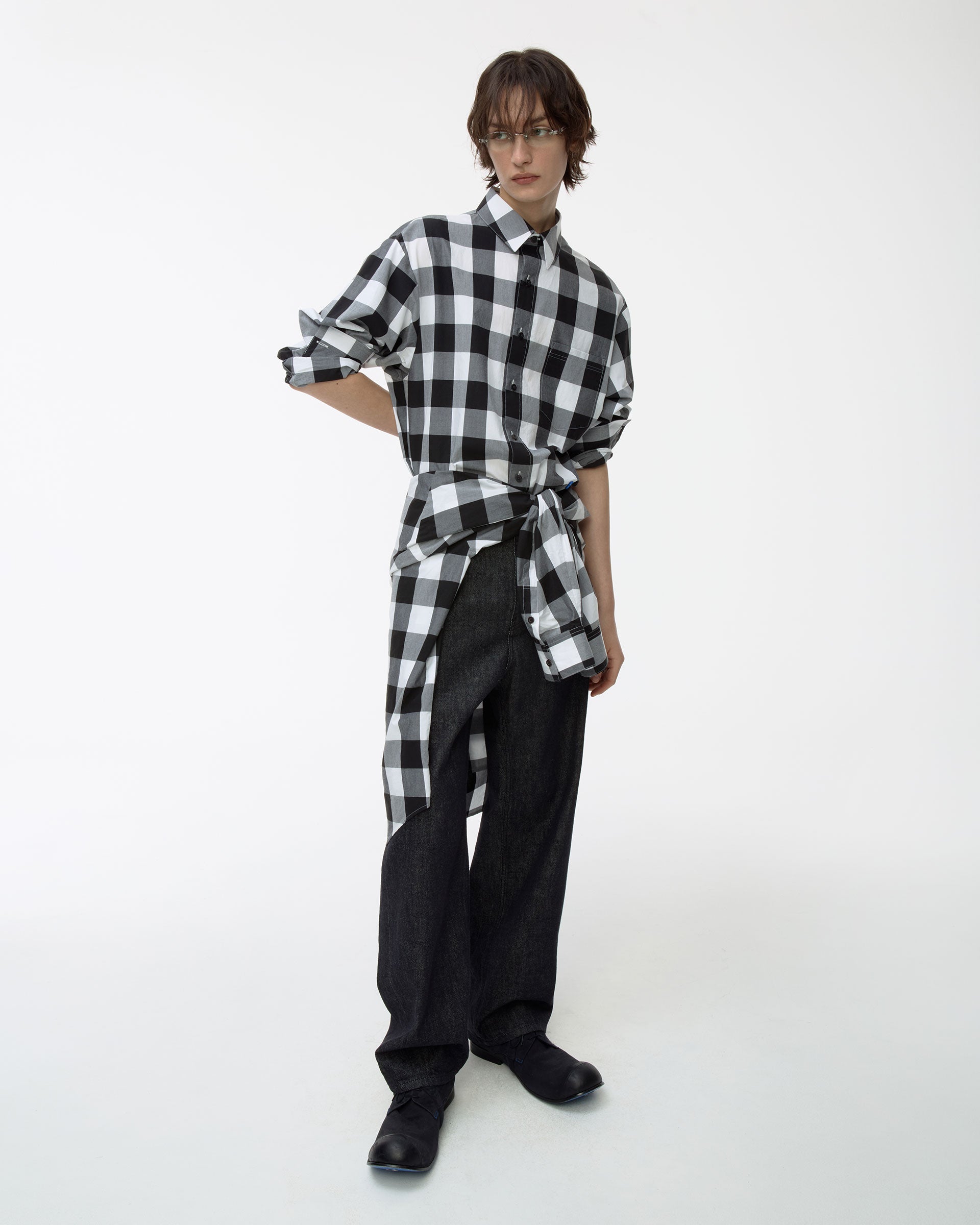 Ader Error - Sig; BL Tag shirt 04 (Noir) product image 3 | TRAB K-Fashion Australia
