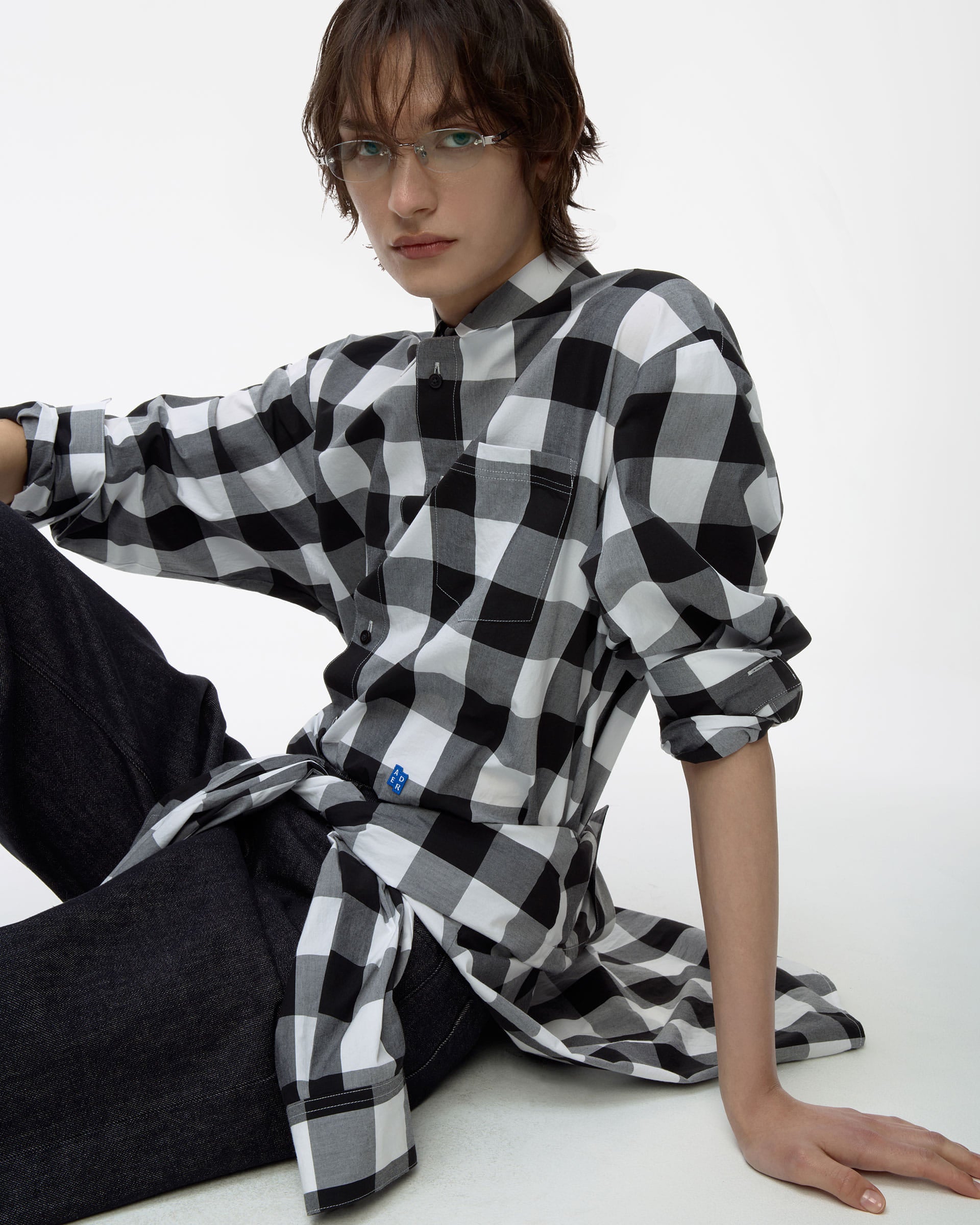 Ader Error - Sig; BL Tag shirt 04 (Noir) product image 4 | TRAB K-Fashion Australia