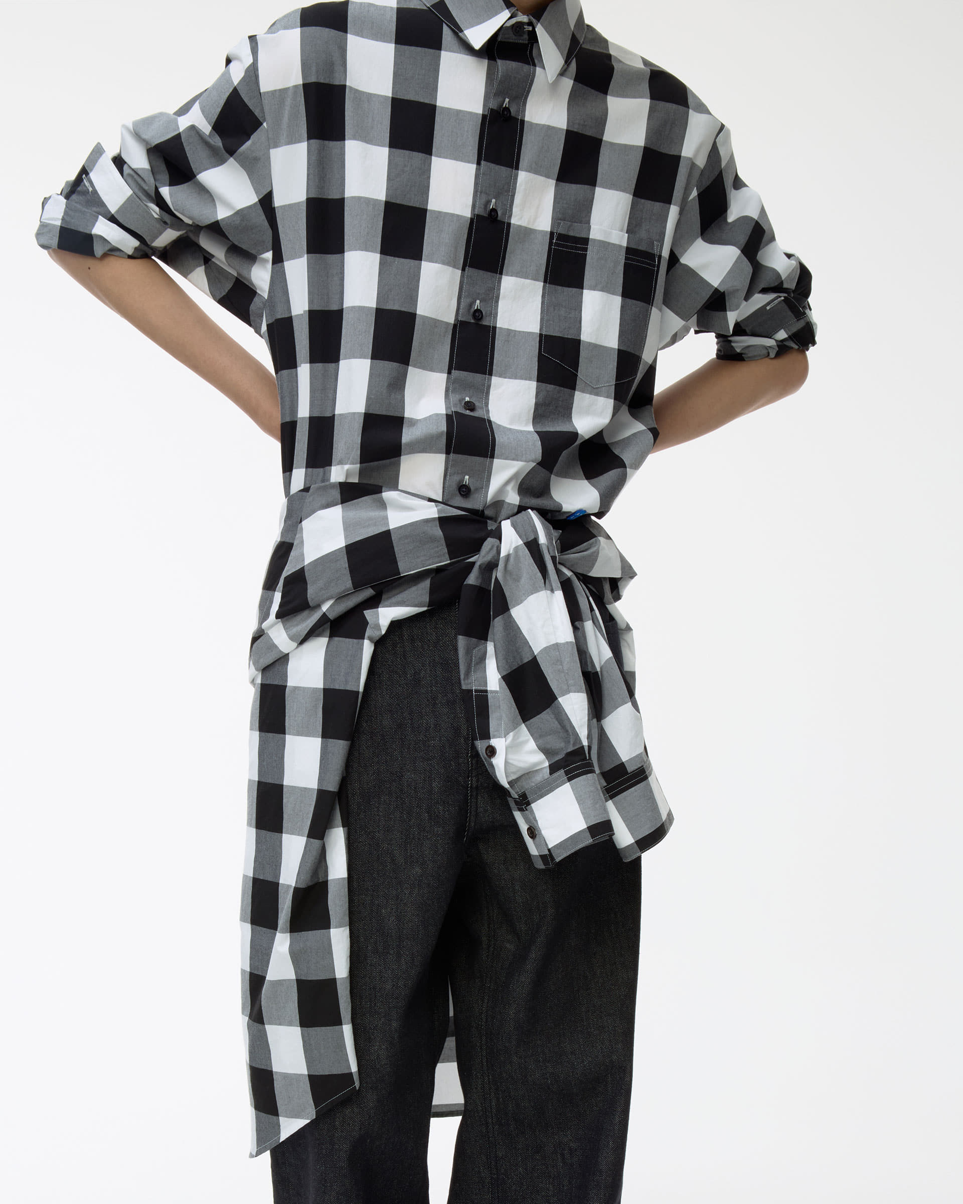 Ader Error - Sig; BL Tag shirt 04 (Noir) product image 5 | TRAB K-Fashion Australia