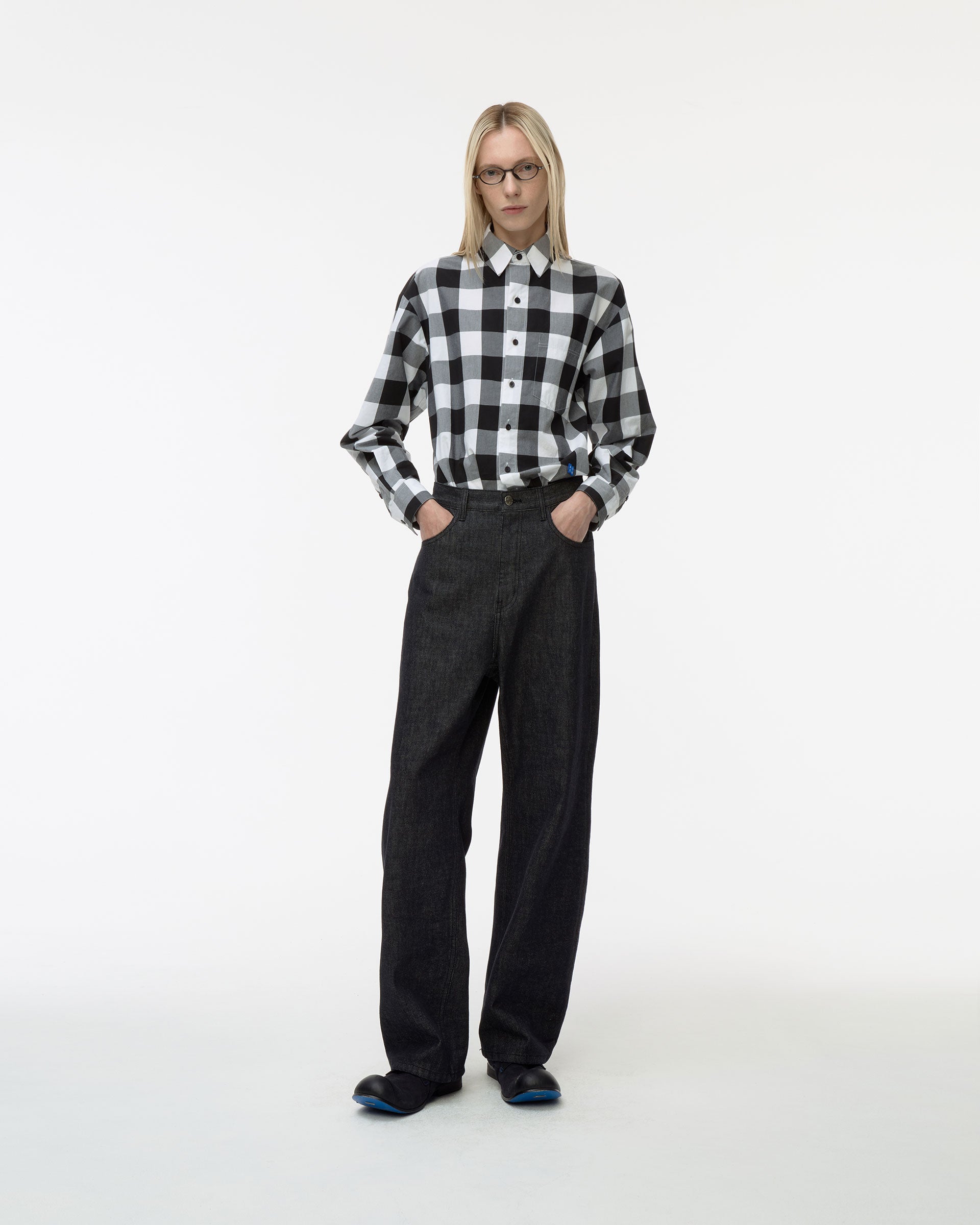 Ader Error - Sig; BL Tag shirt 04 (Noir) product image 1 | TRAB K-Fashion Australia
