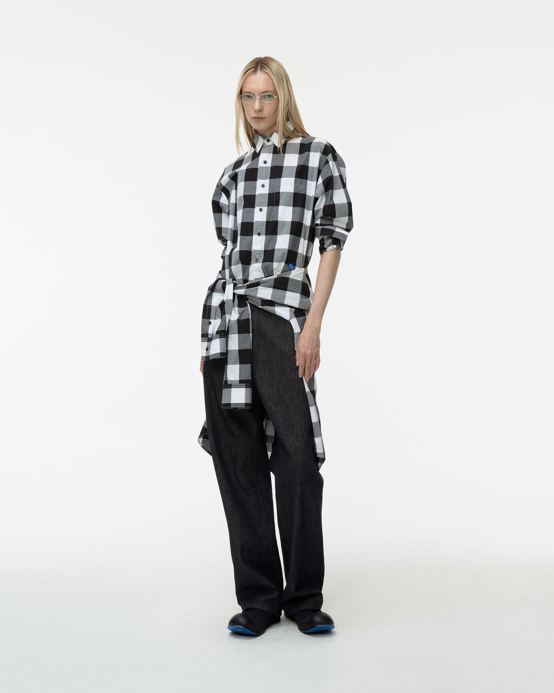 Ader Error - Sig; BL Tag shirt 04 (Noir) product image 2 | TRAB K-Fashion Australia