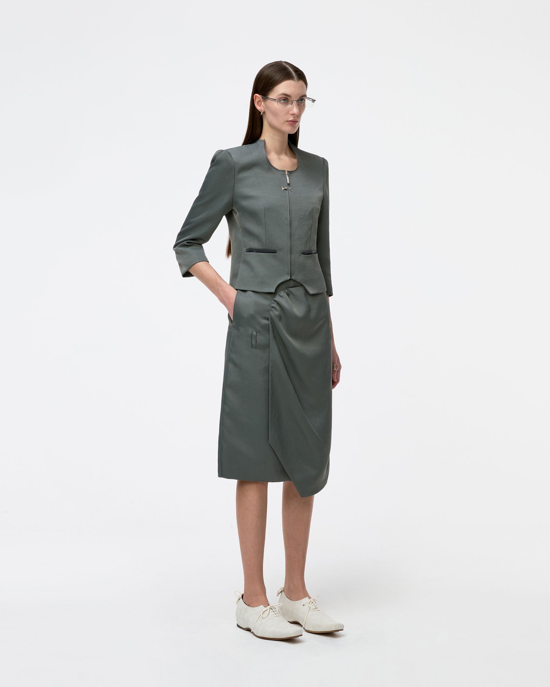 Ader Error - Skirt Product. 67 (Charcoal) product image 1 | TRAB K-Fashion Australia