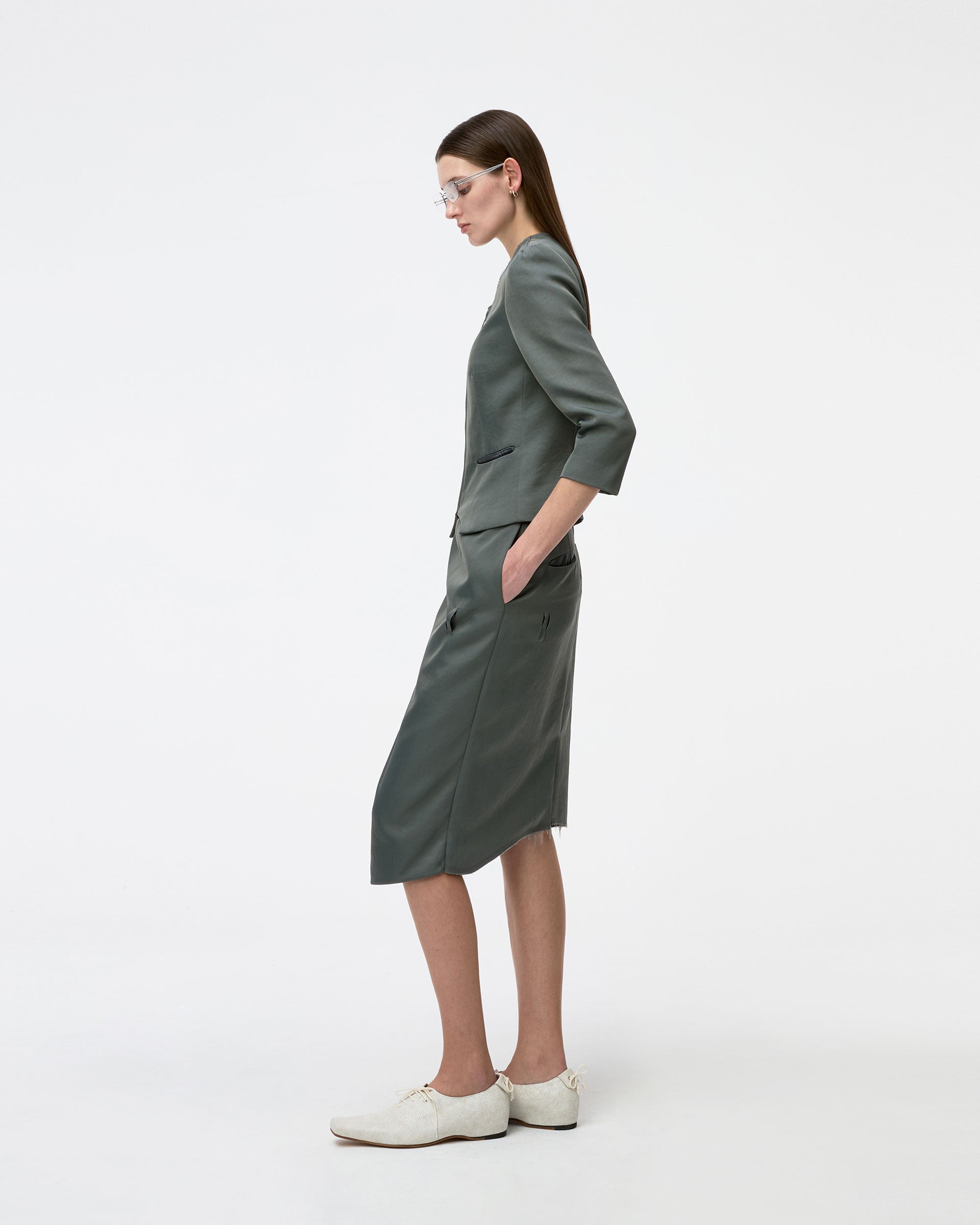 Ader Error - Skirt Product. 67 (Charcoal) product image 4 | TRAB K-Fashion Australia