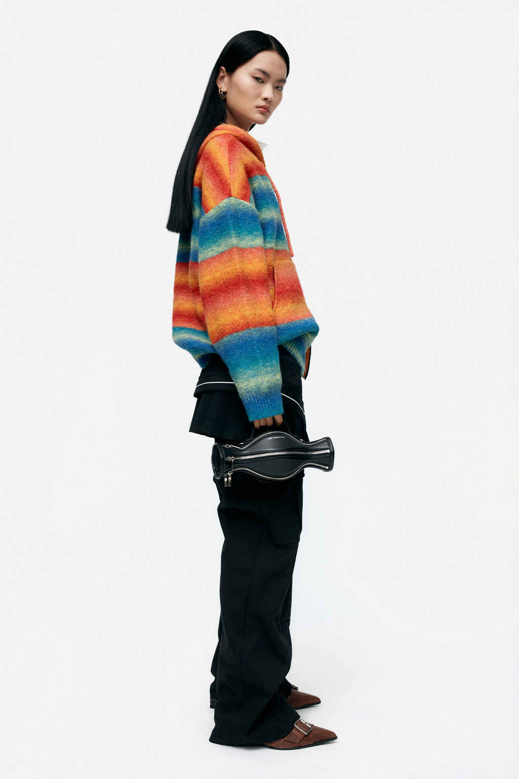 Andersson Bell - Unisex Multi Gradient Hoodie (Multi) product image 9 | TRAB K-Fashion Australia