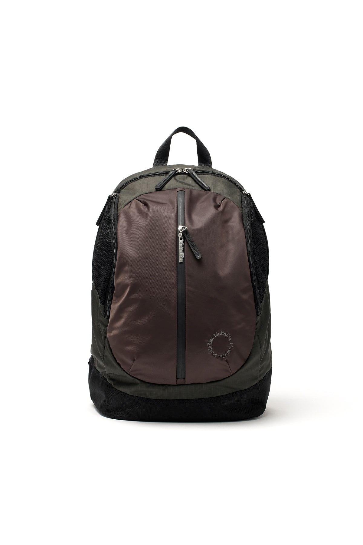 Matin Kim - Explorer Zipper Back Pack (Khaki) product image 1 | TRAB K-Fashion Australia