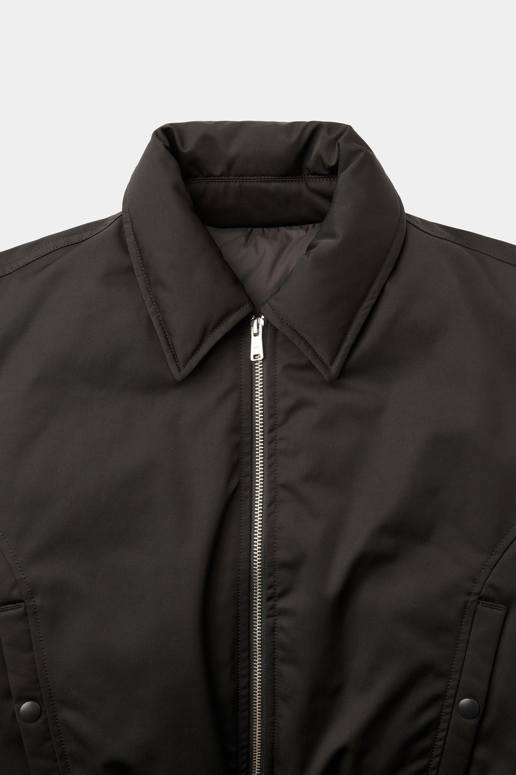 Coor - Collar Neck Down Bomber (Dark Brown) product image 5 | TRAB K-Fashion Australia