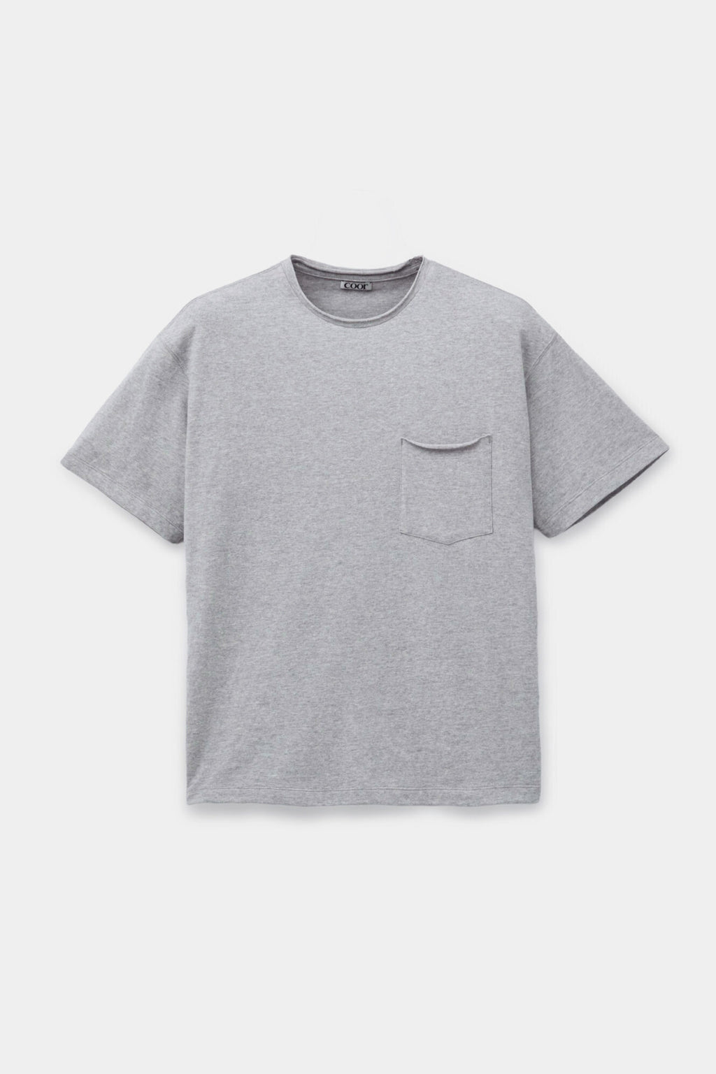 Coor - Low Cut Regular Fit T-Shirt (Melange Gray) product image 1 | TRAB K-Fashion Australia