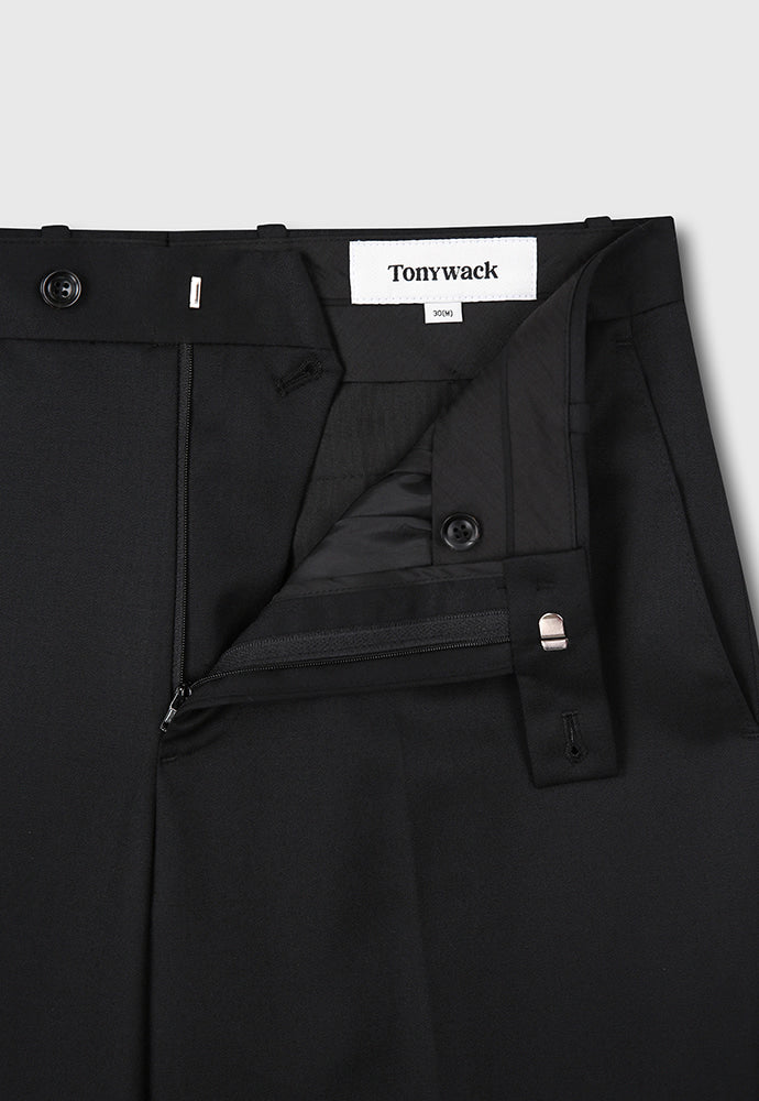 Tonywack - New Signature Virgin Wool Tailored Trousers (Black) product image 10 | TRAB K-Fashion Australia