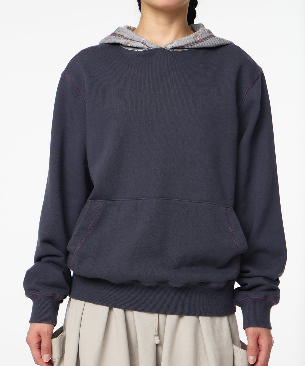 Coyseio - Vintage Washed Teji Graphic Hoodie (Navy) product image 5 | TRAB K-Fashion Australia