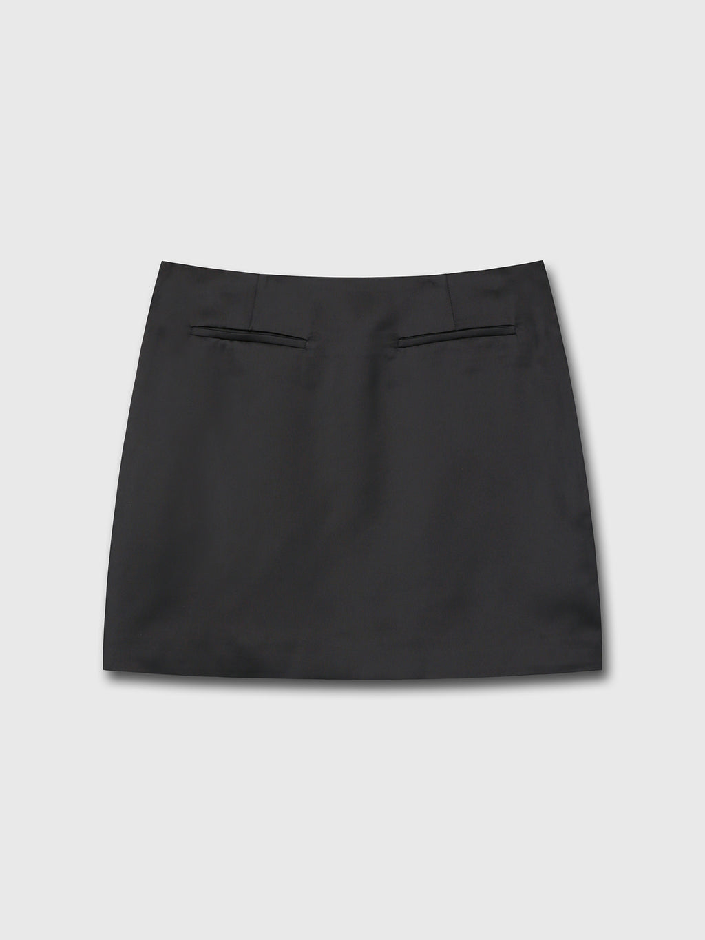 Tonywack - Satin Low-Waist Miniskirt (Black) product image 4 | TRAB K-Fashion Australia