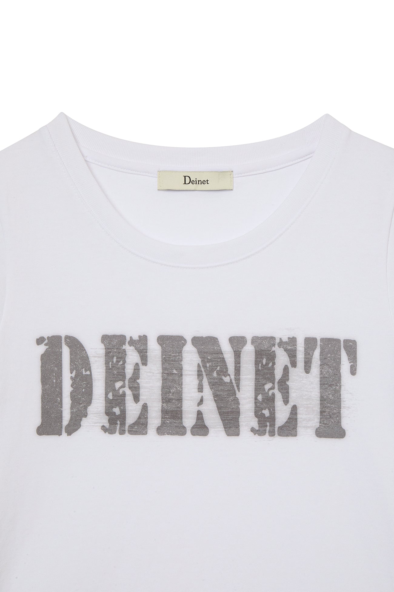Deinet - Typo Graphic2 T-Shirt (White) product image 11 | TRAB K-Fashion Australia