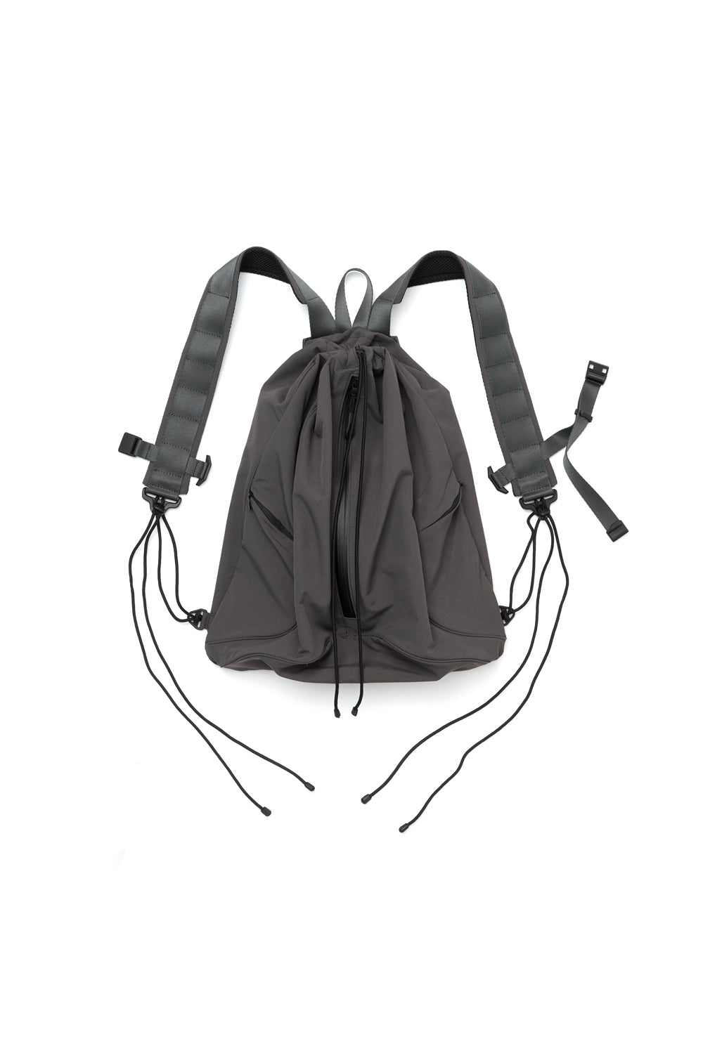 Hatchingroom - String Backpack Nylon (Charcoal) product image 1 | TRAB K-Fashion Australia