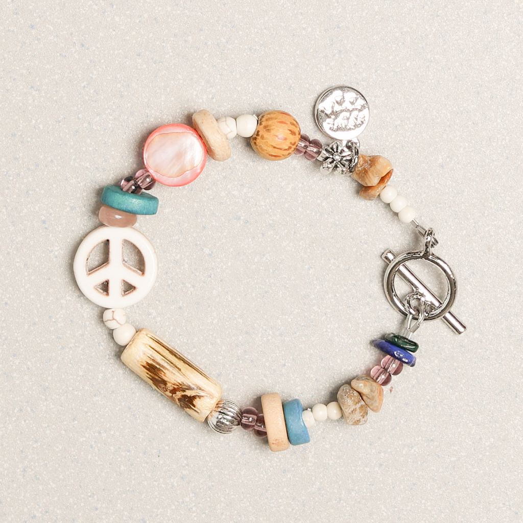 Towtow Archive - Peacemark Symbol Bracelet (Leaf Green) product image 19 | TRAB K-Fashion Australia