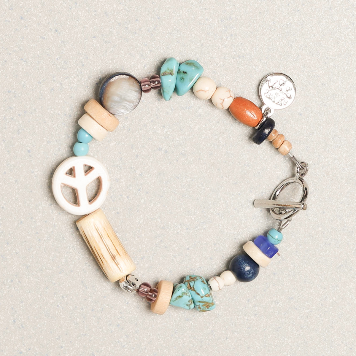 Towtow Archive - Peacemark Symbol Bracelet (Taffy Pink) product image 6 | TRAB K-Fashion Australia