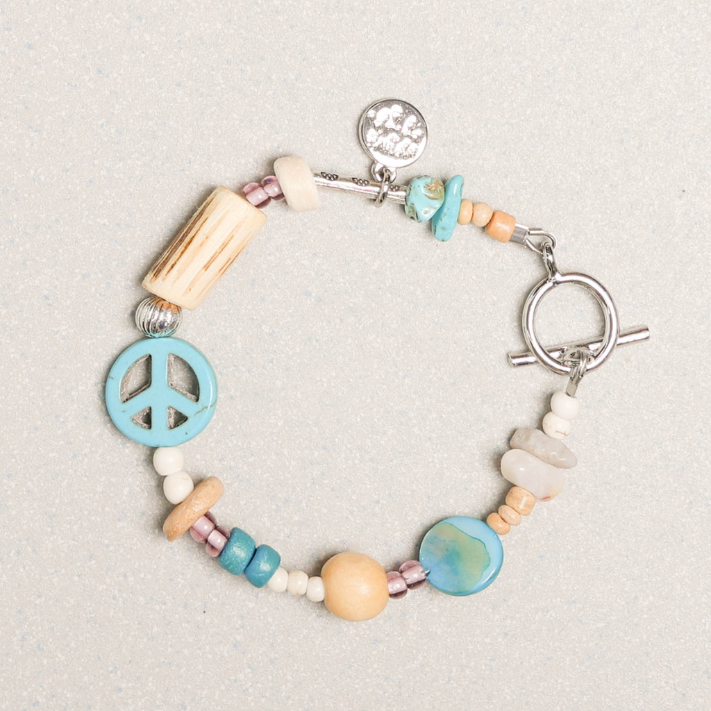 Towtow Archive - Peacemark Symbol Bracelet (Leaf Green) product image 11 | TRAB K-Fashion Australia
