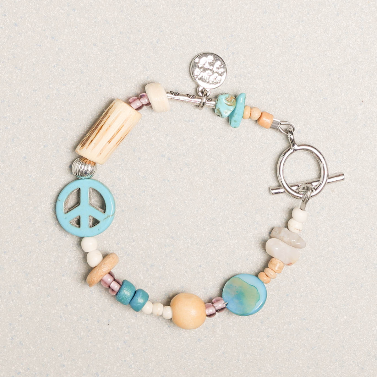Towtow Archive - Peacemark Symbol Bracelet (Taffy Pink) product image 11 | TRAB K-Fashion Australia