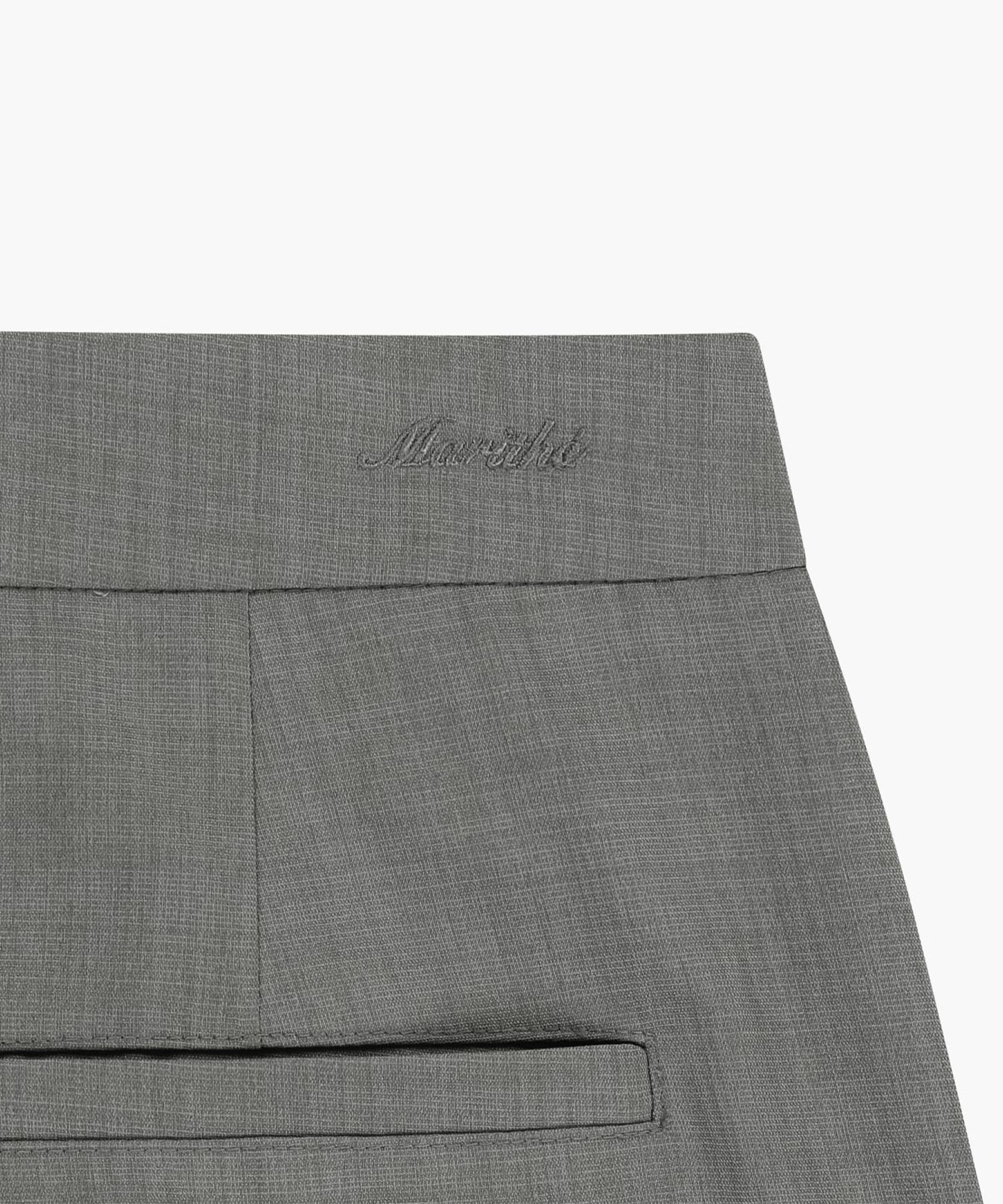 Marithe & Francois Girbaud - Layered Pleats Skirt Pants (Gray) product image 16 | TRAB K-Fashion Australia