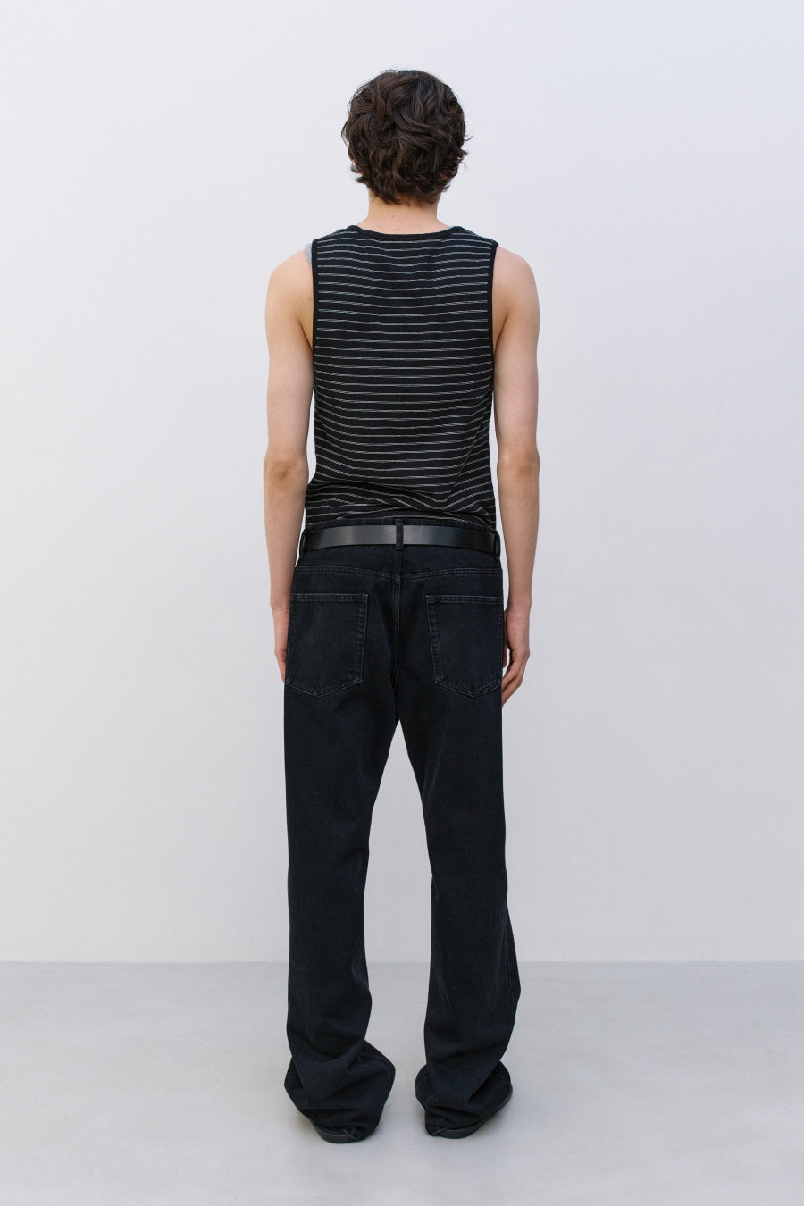 Insilence - Striped Tank Top (Black) product image 4 | TRAB K-Fashion Australia