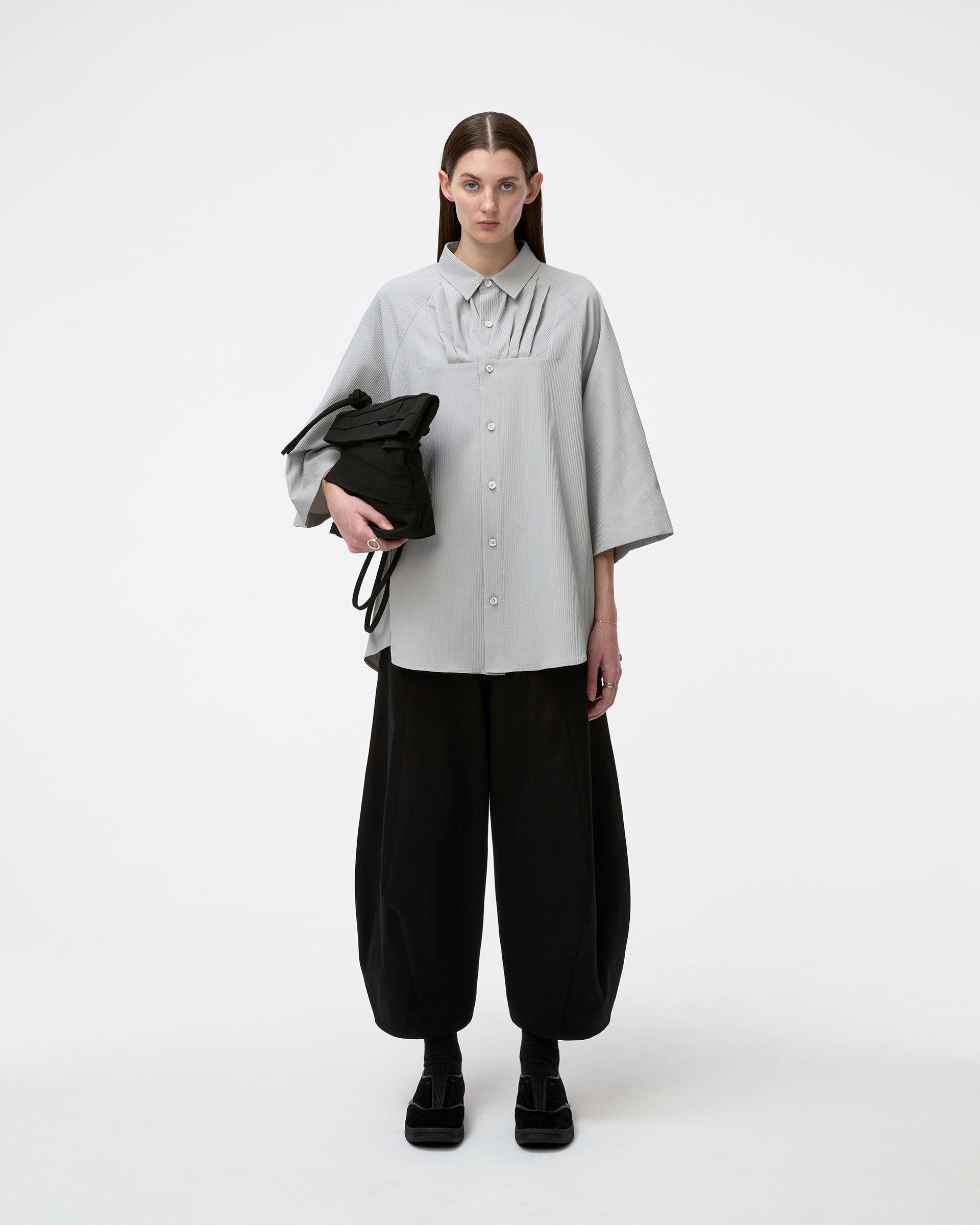 Ader Error - Half Sleeve Shirt Product. 56 (Grey) product image 1 | TRAB K-Fashion Australia