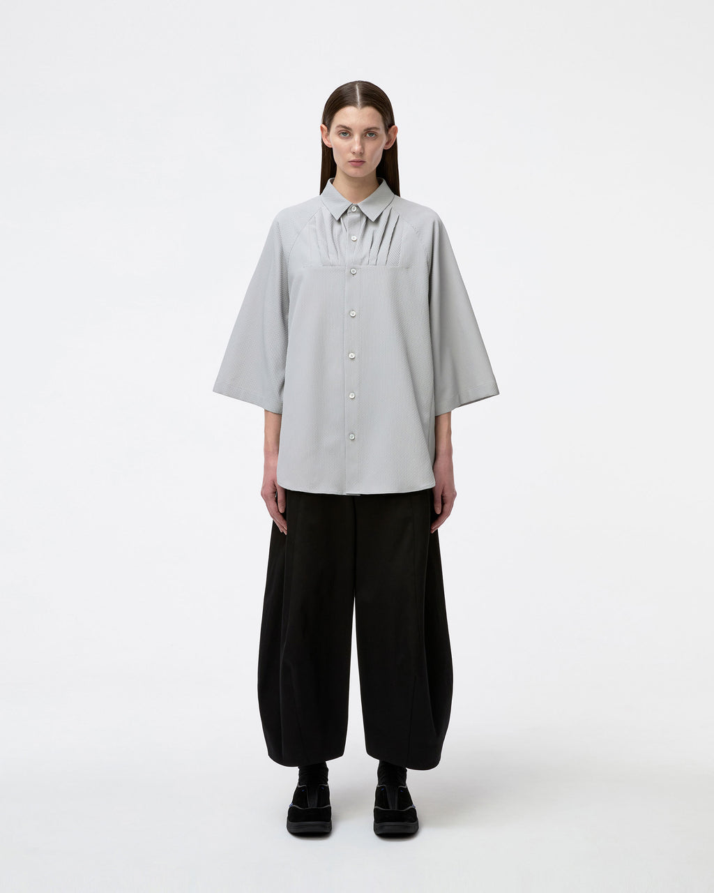 Ader Error - Half Sleeve Shirt Product. 56 (Grey) product image 2 | TRAB K-Fashion Australia