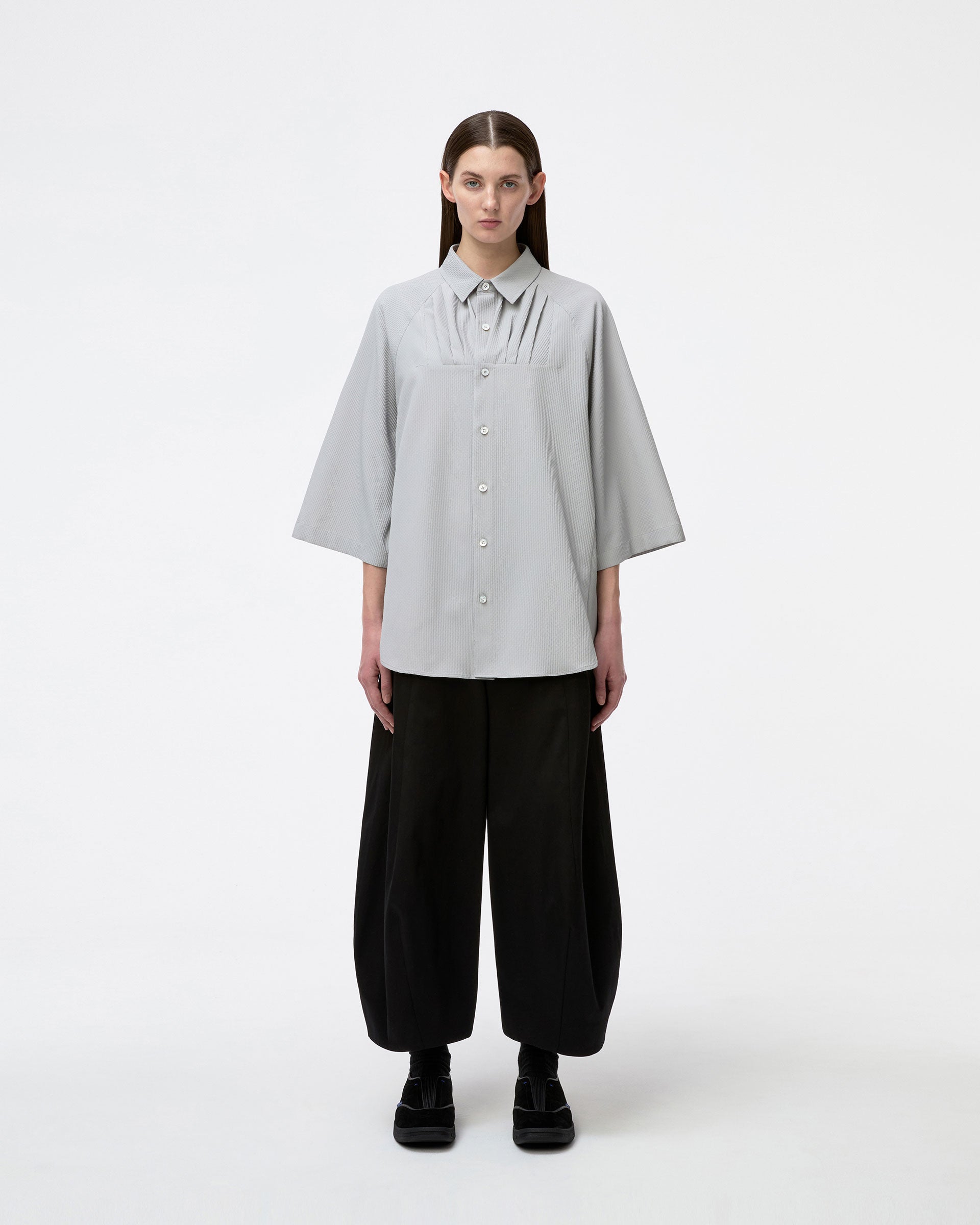 Ader Error - Half Sleeve Shirt Product. 56 (Grey) product image 2 | TRAB K-Fashion Australia