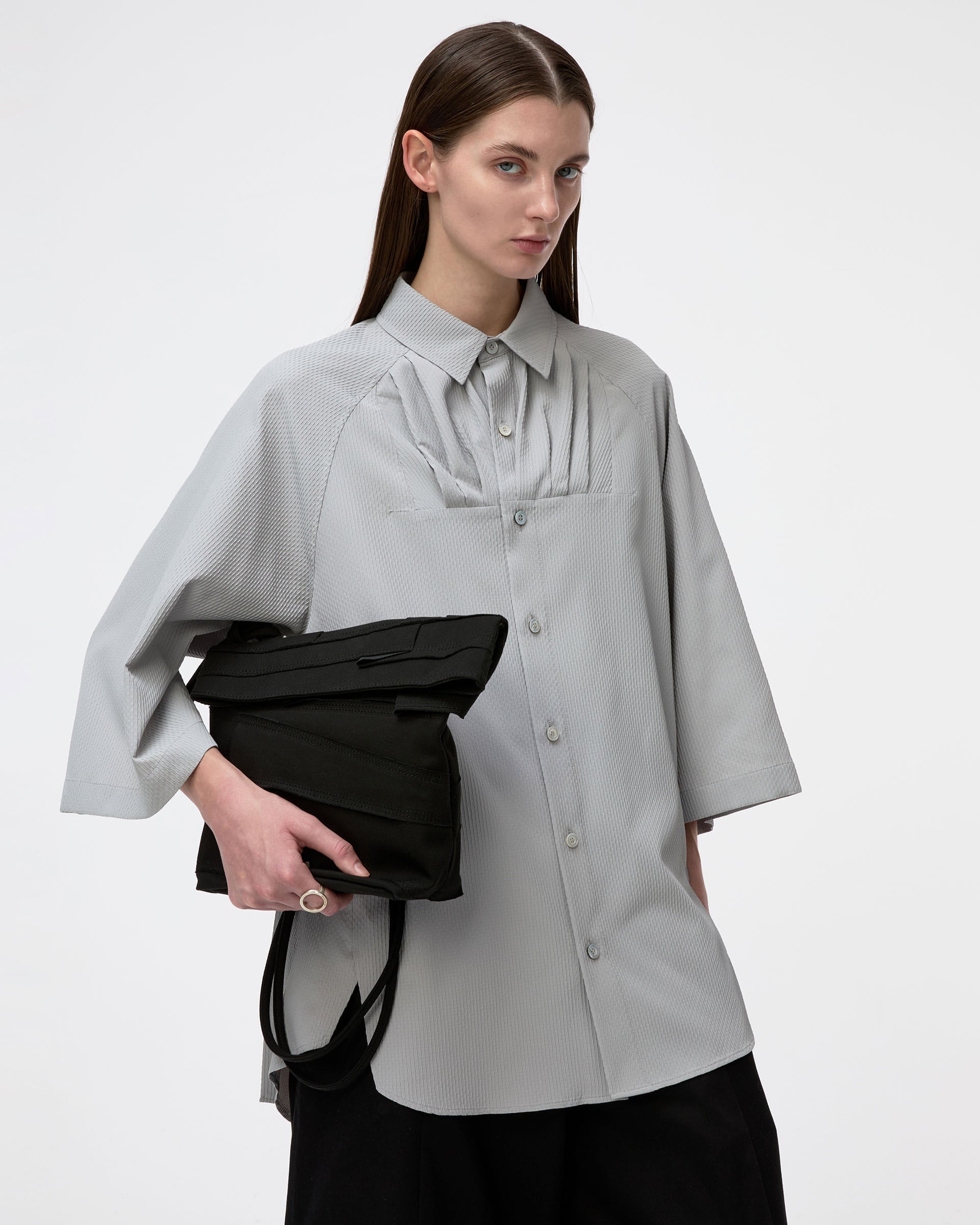 Ader Error - Half Sleeve Shirt Product. 56 (Grey) product image 6 | TRAB K-Fashion Australia