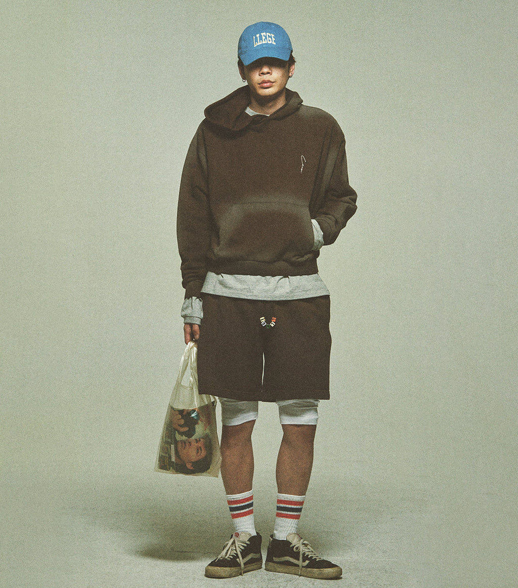 Llege - Garment Dyed Hoodie (Brown) product image 5 | TRAB K-Fashion Australia