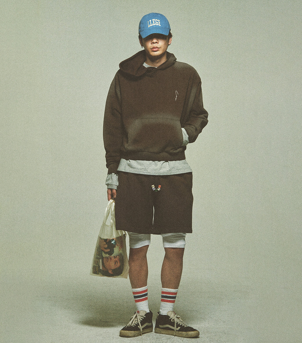 Llege - Garment Dyed Hoodie (Brown) product image 5 | TRAB K-Fashion Australia