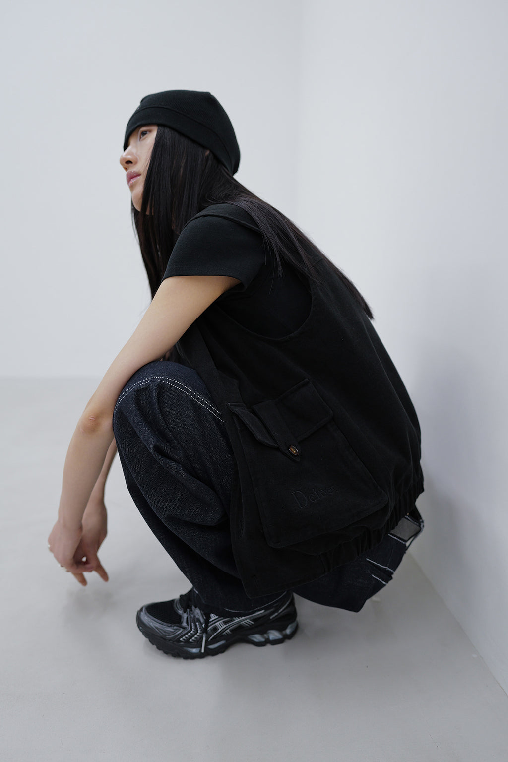 Deinet - Deinet Multi Pocket Cotton Vest (Black) product image 8 | TRAB K-Fashion Australia
