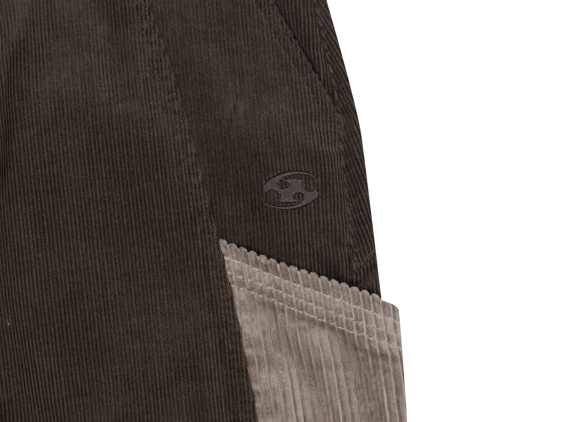 San San Gear - Corduroy Pocket Pants (Brown) product image 11 | TRAB K-Fashion Australia