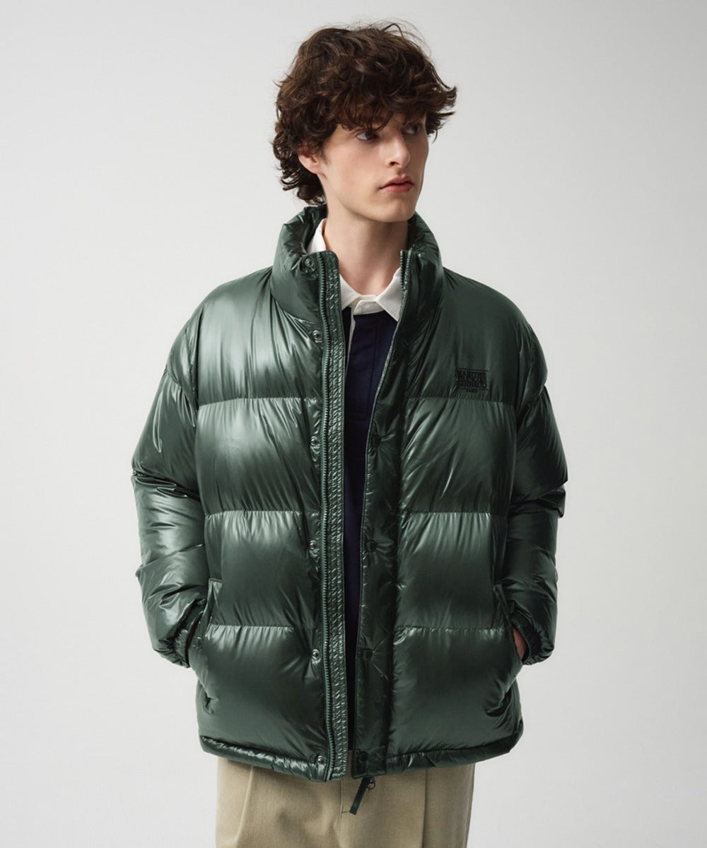 Marithe & Francois Girbaud - Glossy Duck Down Puffer (Green) product image 1 | TRAB K-Fashion Australia