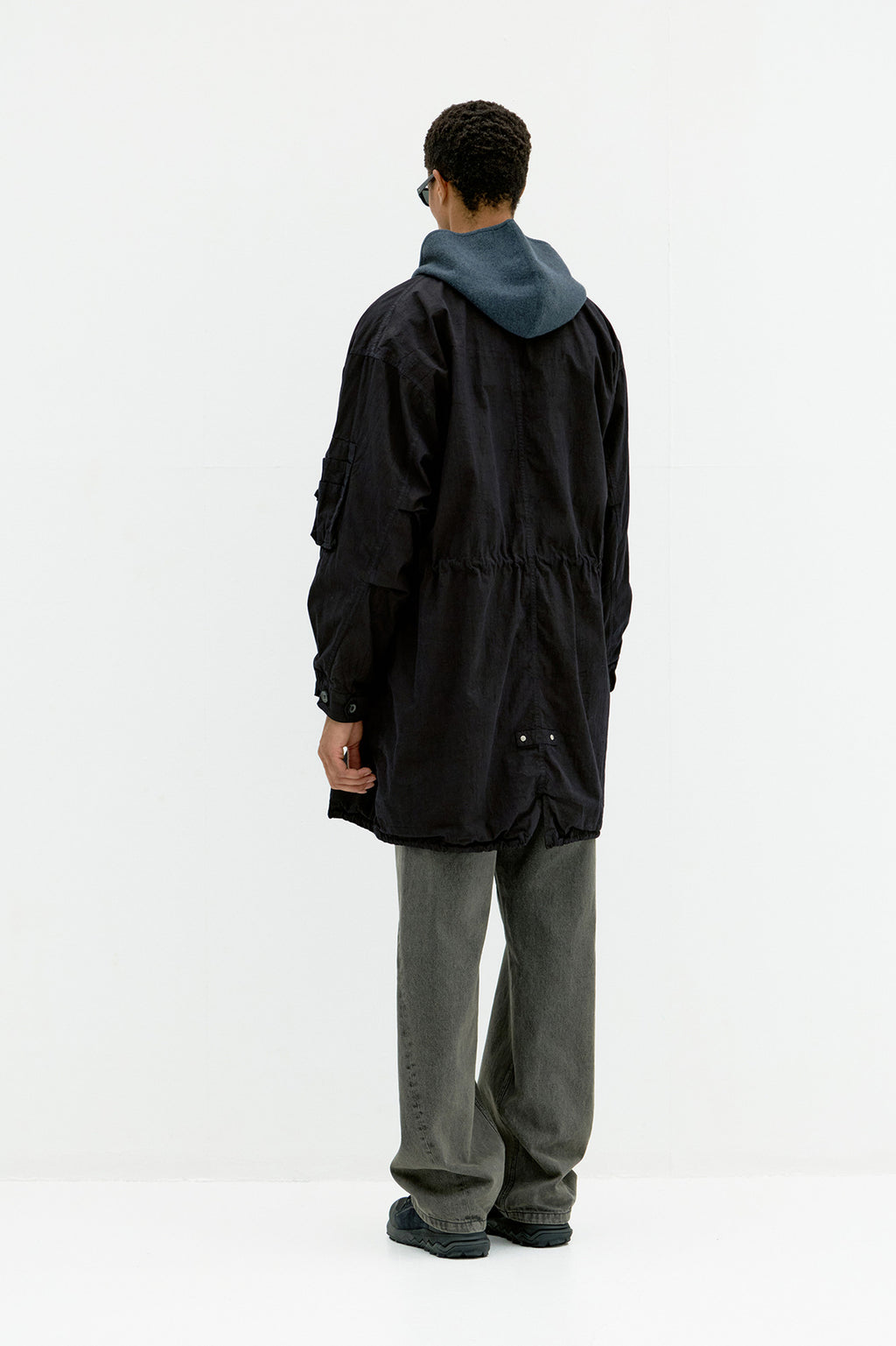 Coor - Garment Dyed Fishtail Parka (Washed Black) product image 4 | TRAB K-Fashion Australia
